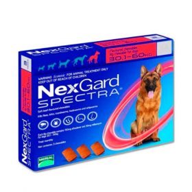 NEXGARD SPECTRA 30.1 A 60 KILOS 3 COMPRIMIDOS